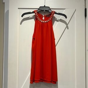 The Clothing Company Tank with Gold Beading Size S